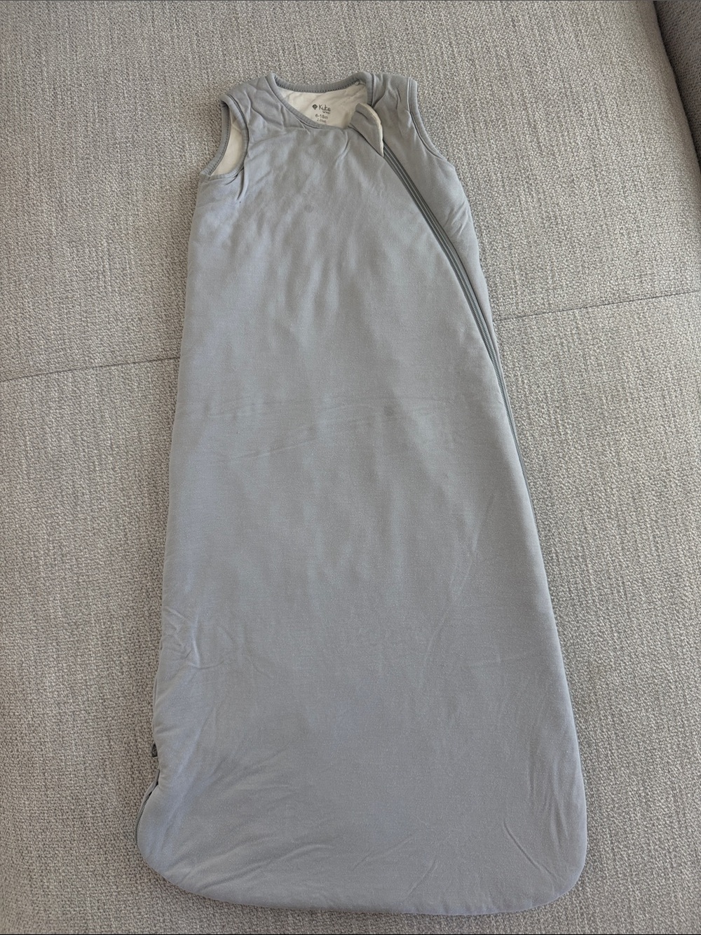 Kyte BABY Sleeveless Sleep Sack - Light Gray (2.5 TOG)